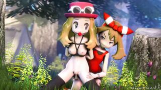 2 pokegirls having sex