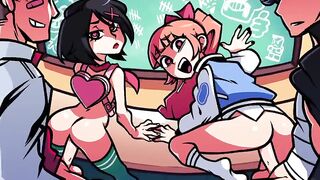 Misako and Kyoko achieve the secret ending - Hentai