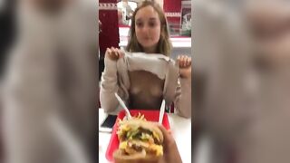 Allies Having Pleasure: Burger over breasts