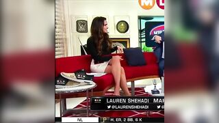 Sexy Woman: Lauren Shehadi showing off her sexy legs