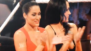 Bella Twins Nipple Pops Out on RAW