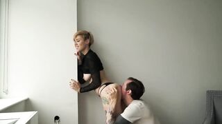 The Top: Miley Cyrus looking babe getting her ass eaten