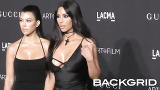 With Kourtney Kardashian - LACMA Art & Film Gala In Los Angeles - Kim Kardashian