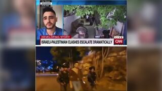 After speaking to CNN about Palestinians being  from their homes, IDF forces him from his home - Arabs