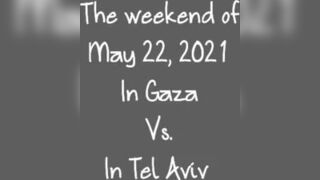 How was the weekend in Gaza Vs. Tel Aviv - Arabs