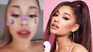 look at those plump blowjob lips - Ariana Grande