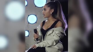 Showing off her stroking technique - Ariana Grande