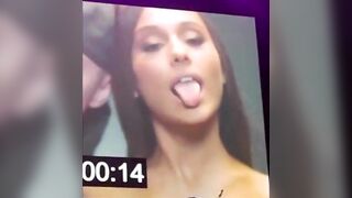 Sticking that perfect tongue out