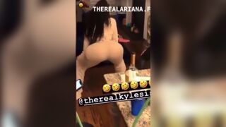 FUCK she know what she doing wearing them thin ass sweats - Ari Fletcher