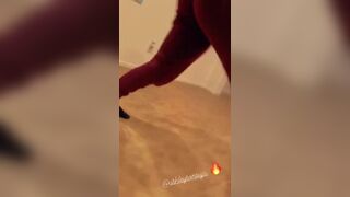 Ash, Danielle, and Dejalei Twerking (from their IG Stories) - Ashley Ortega