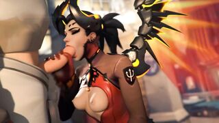 Mercy's Incredible Mouth. - Hentai