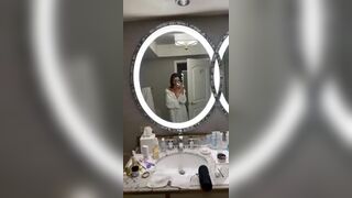 c00k likes her new bathrobe - Good Looking Women