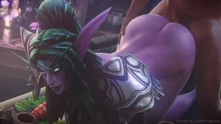 Tyrande getting fucked (FPSBlyck) - Warcraft