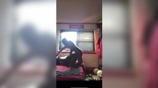 When she’s been getting on ya nerves all day and you’ve had enough of her mouth shit like this happens... - Backshots