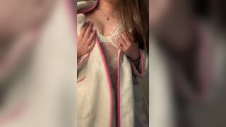 come take a peek under my bathrobe ♥️ - Baddest Girls