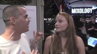 Sophie Turner Ballbusting! Wish more actresses did this.