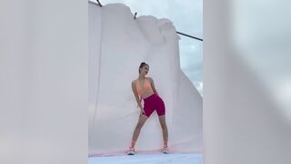 Trying out different poses - Barbara Palvin