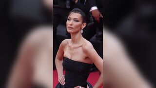 Stunning in Black (Cannes) - Bella Hadid