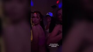 Partying with Dua Lipa - Bella Hadid