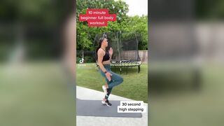 Biannca working out - Biannca Raines