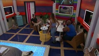 Whitney Shaking her Phat Ass during the forming of Slaughterhouse alliance - Big Brother