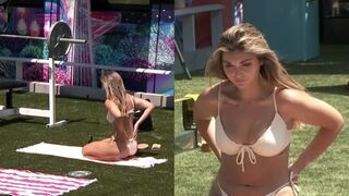 Alyssa BB24 working out in bikini 7/17 - Big Brother