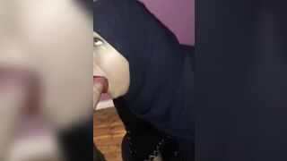 Hijabi: She Was Awaiting To Begin Engulfing That Large Cock