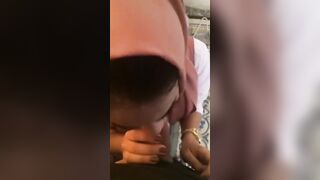 Iraqi girl sucking her boyfriend - Hijabi