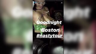 Hip Hop: Rico Naughty signing large boobs