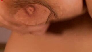 Hitomi Tanaka: Hitomi Pressing Her Breasts Against Glass