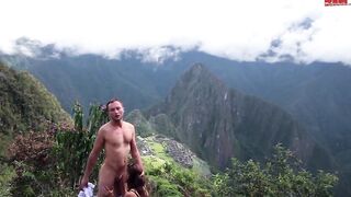 Hold the Groan: Oral sex with the view of Machu Picchu