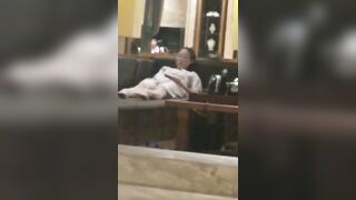 Hold the Groan: Watching porn & masturbating in a restaurant