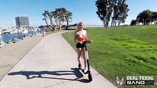 Flashing on a scooter in San Diego - Hold the Moan
