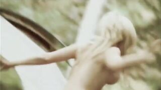 Jacqui Holland - Monster in the Woods - Horror Movie Nudes