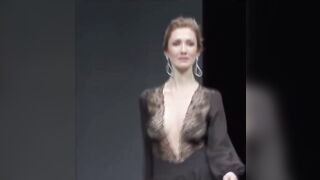 lise Charmel model, Paris Fashion Show 2017