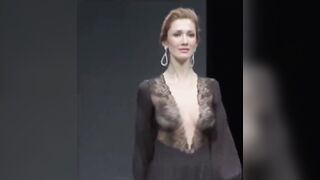 Sexy Honeys: Lise Charmel model, Paris Fashion Show 2017