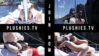 alina Henessy getting fucked by pirates teddy bears on a boat