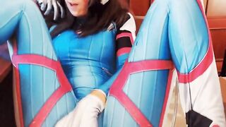 Heal Strumpets: Camwhore D.Va, Cosplay Edition. Enticing her Support.