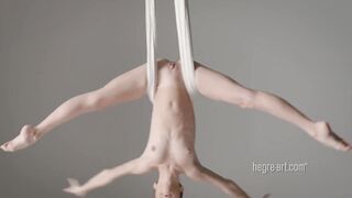Hegre Tentacle: Magdalena naked anti gravity yoga -