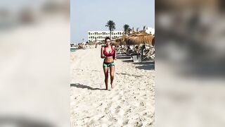 Helga Lovekaty: Running on the beach