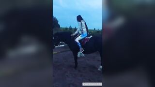On a Horse - Helga Lovekaty