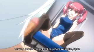 Femdom Anime: Bossy Gal in Swimsuit
