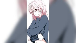 Let's see what Yuyuko was hiding underneath her sweater - Hentai