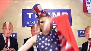 Ella Nova & Donald Trump - Make America gape again