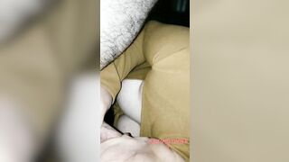 My Pakihotwife playing with her first bull in his car