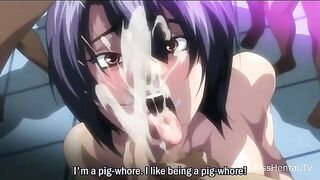 Horny Girl Wants Massive Cocks Even In Prison - Hentai