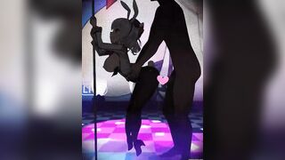 Bunnygirl Kashima gets pounded from behind - Hentai