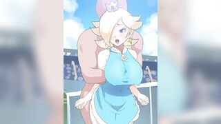 Princess Rosalina getting fucked from behind - Hentai