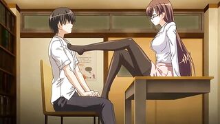Private lesson with the teacher - Hentai