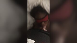 Sexy Wife: Using my buds black sexy wife's throat final night